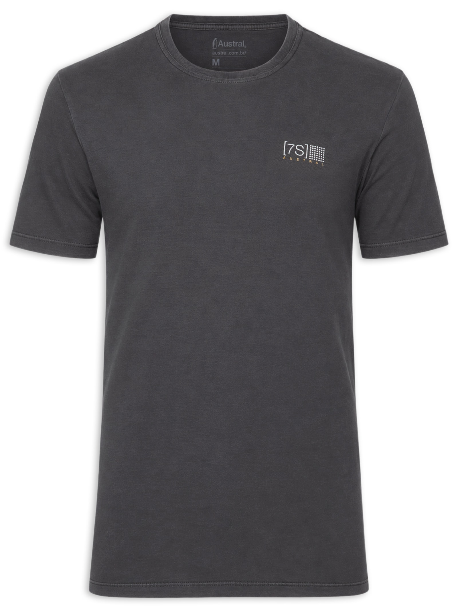 Camiseta Masculina Estampada 7S Preto Austral