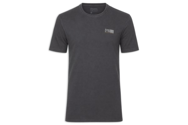 Camiseta Masculina Estampada 7S - Preto