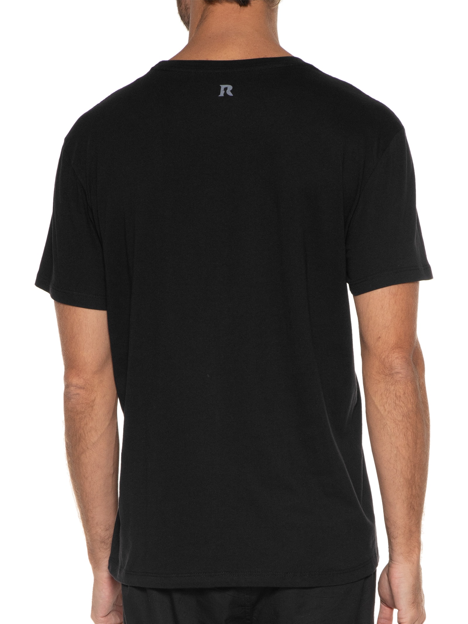 Camiseta Masculina Estampada Atitude Preto Reserva