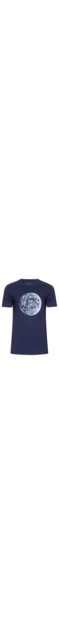 Camiseta Masculina Estampada - Azul