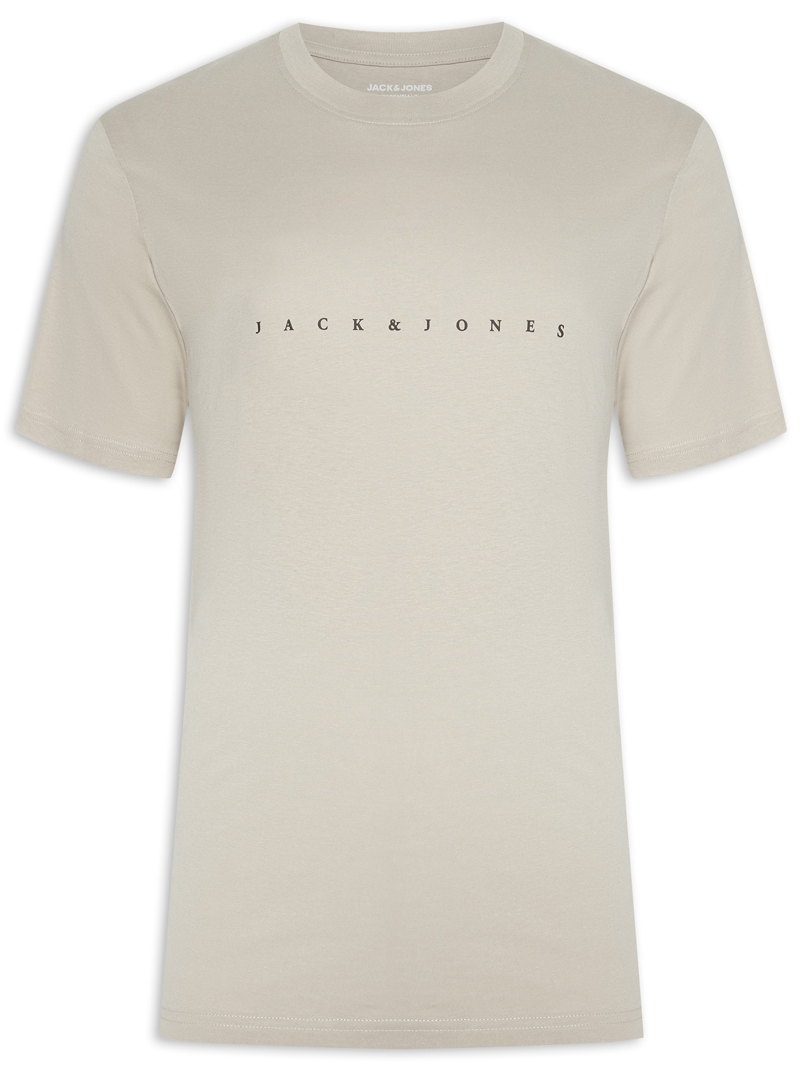 Camiseta Masculina Estampada Bege Jack & Jones