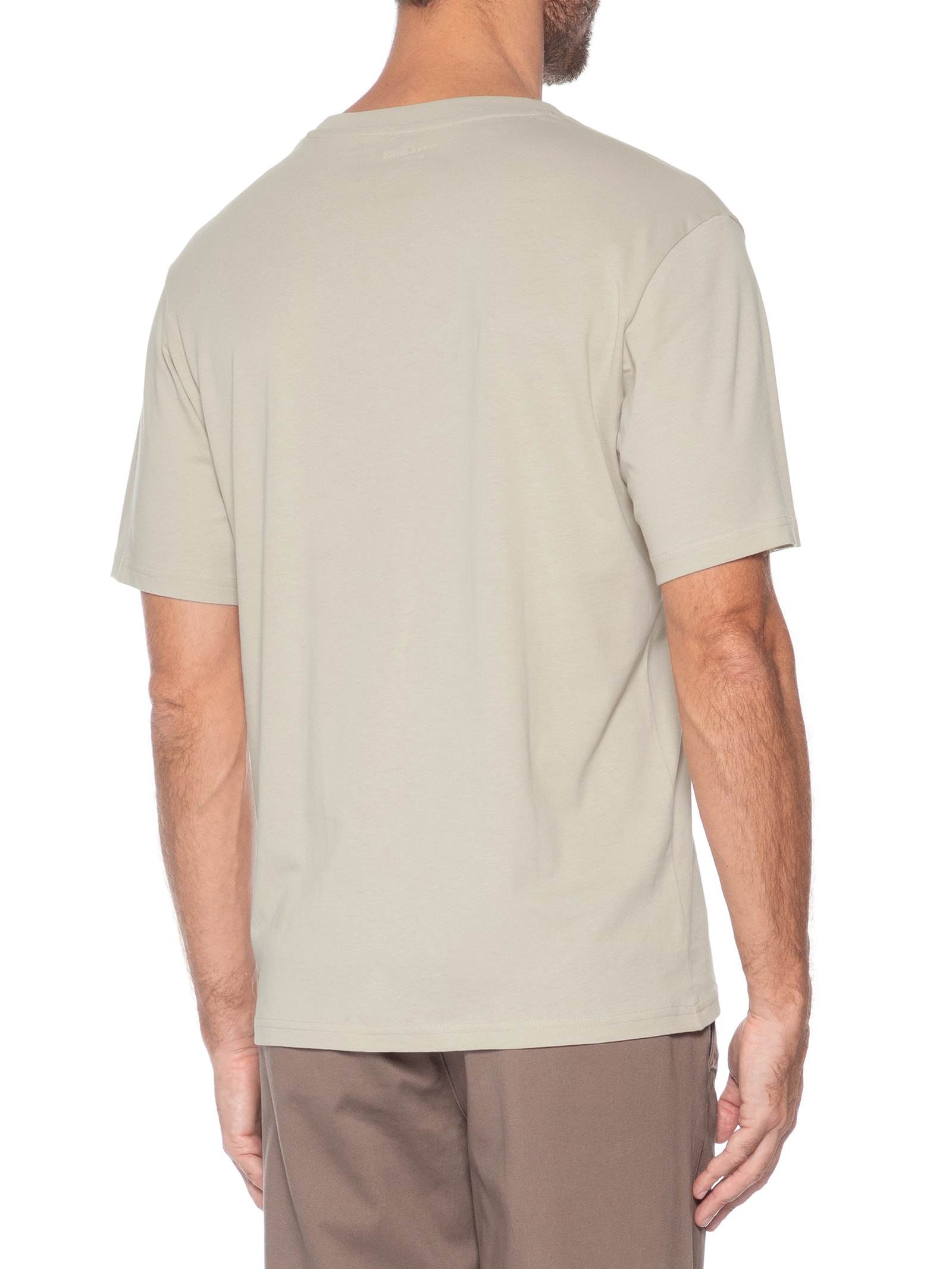 Camiseta Masculina Estampada Bege Jack & Jones