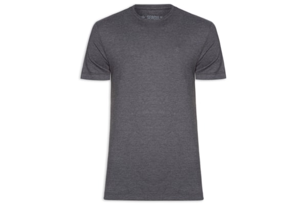 Camiseta Masculina Estampada Best Driver - Cinza