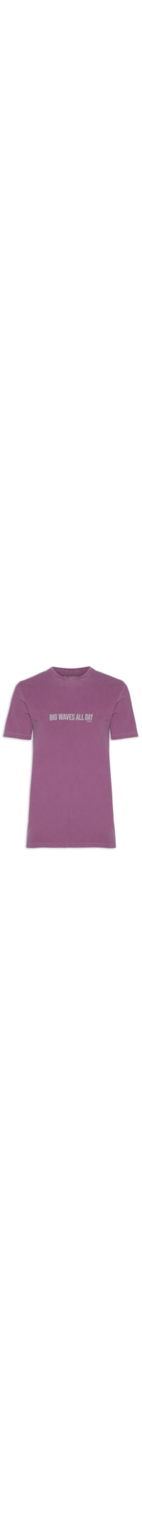 Camiseta Masculina Estampada Big Waves All Day - Roxo