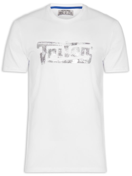 Camiseta Masculina estampada - Branco