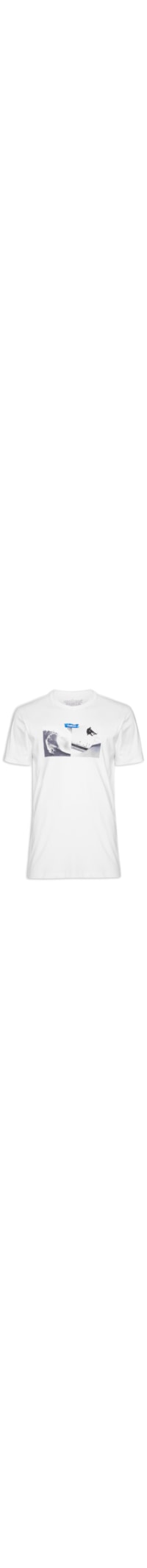 Camiseta Masculina Estampada - Branco