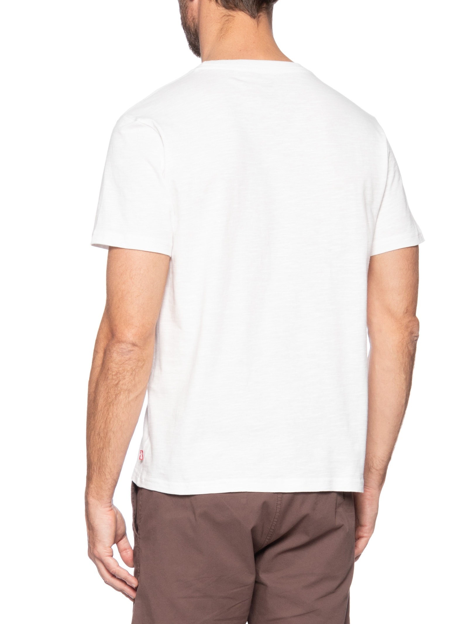 Camiseta Masculina Estampada Branco Levi's