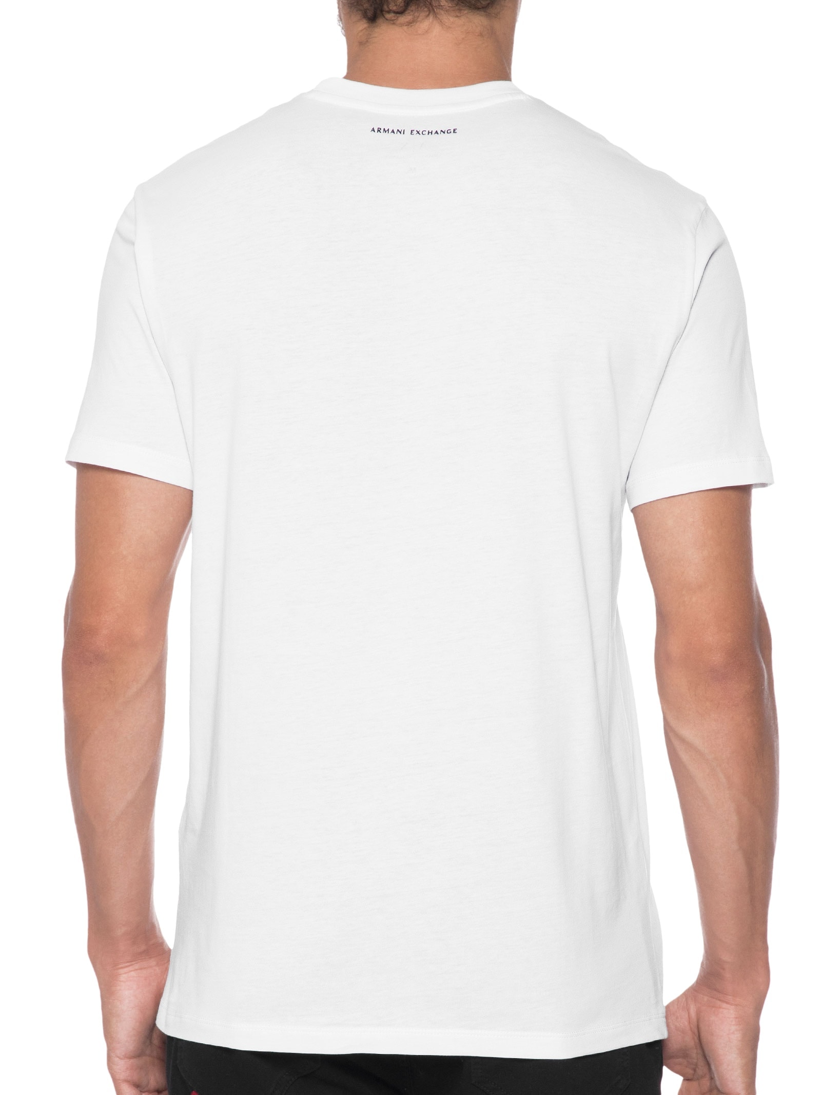 Camiseta Masculina Estampada Branco Armani Exchange