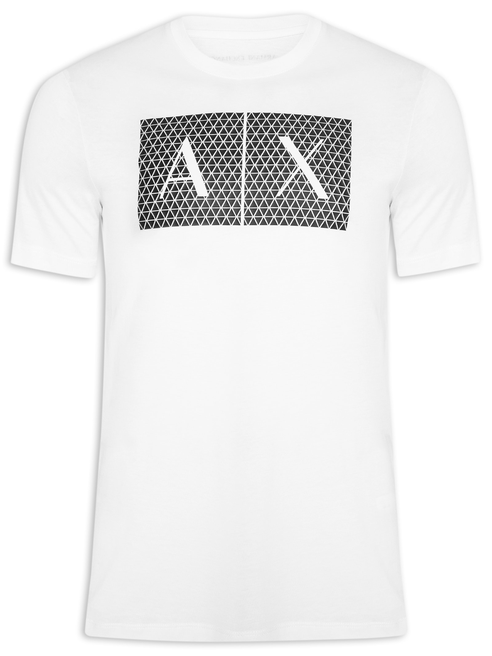 Camiseta Masculina Estampada Branco Armani Exchange