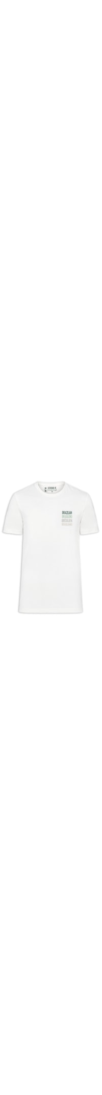 Camiseta Masculina Estampada Brasiliano – Branco