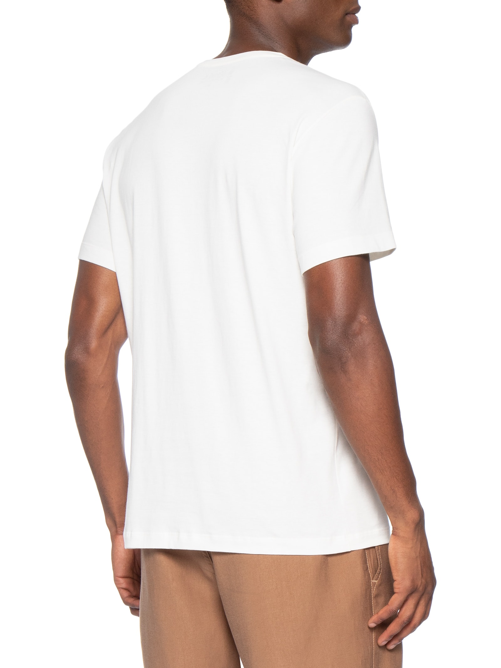 Camiseta Masculina Estampada Brasiliano – Branco Sergio K