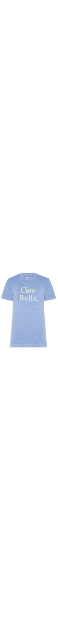 Camiseta Masculina Estampada Ciao Bella - Azul