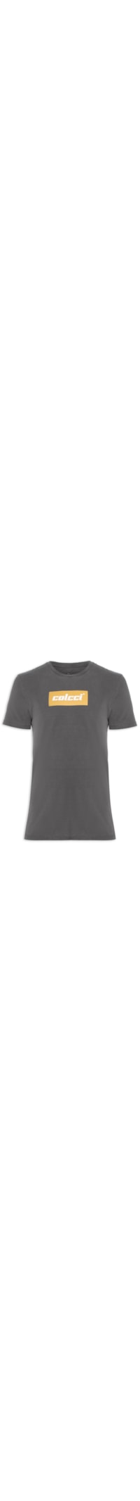 Camiseta Masculina Estampada - Cinza