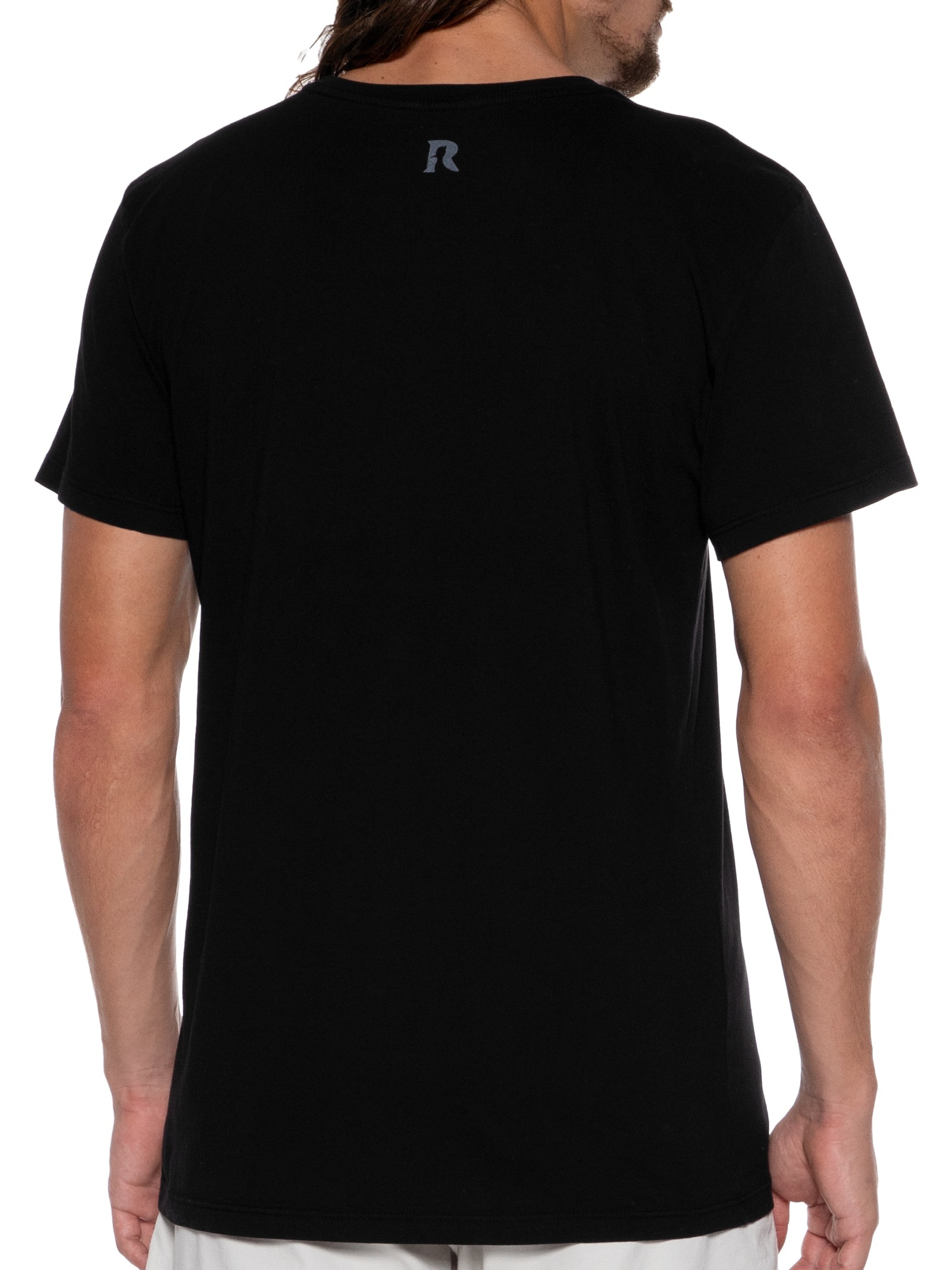 Camiseta Masculina Estampada Clássico Preto Reserva