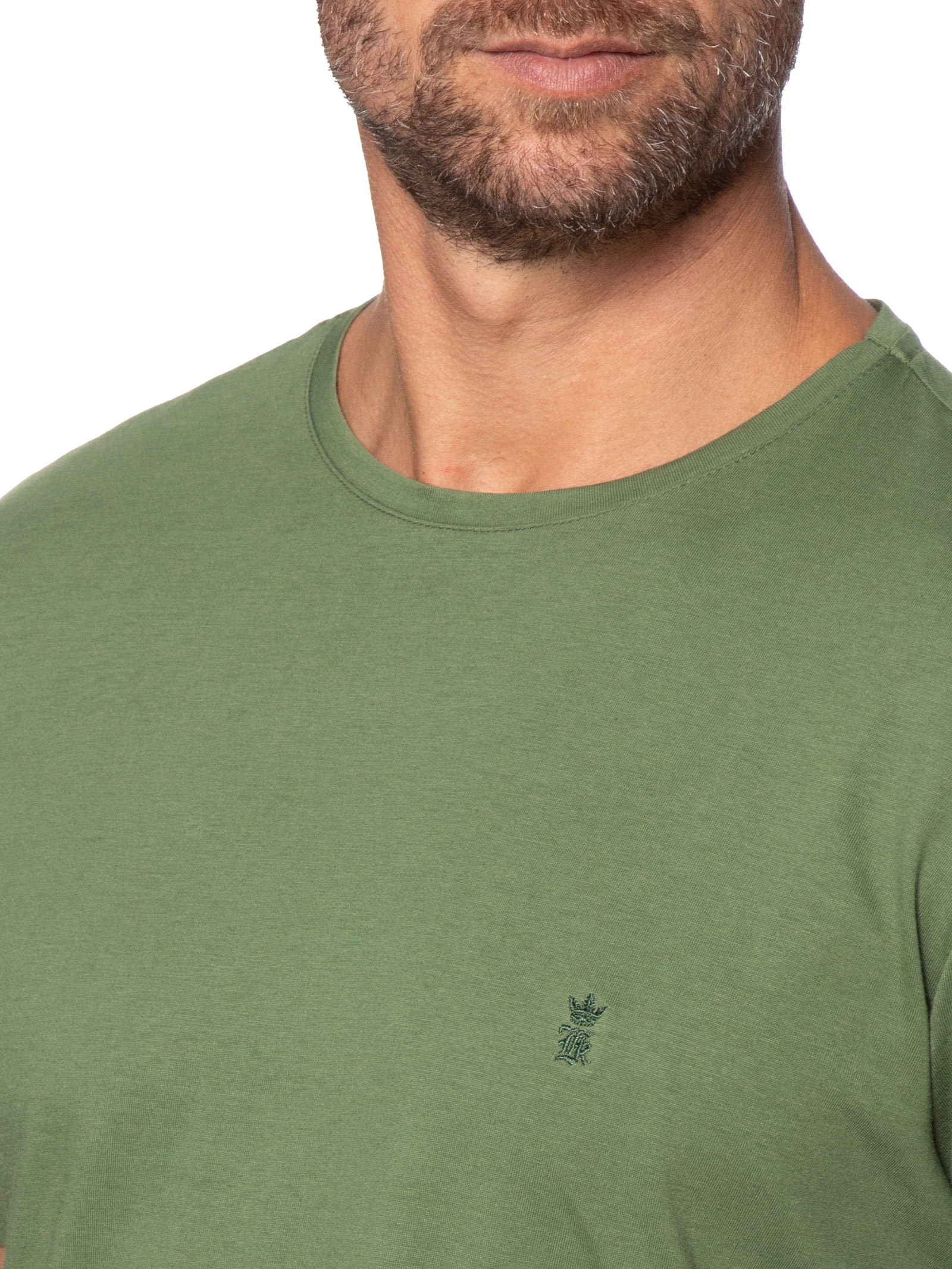 Camiseta Masculina Estampada Collecting Victories Verde Sergio K