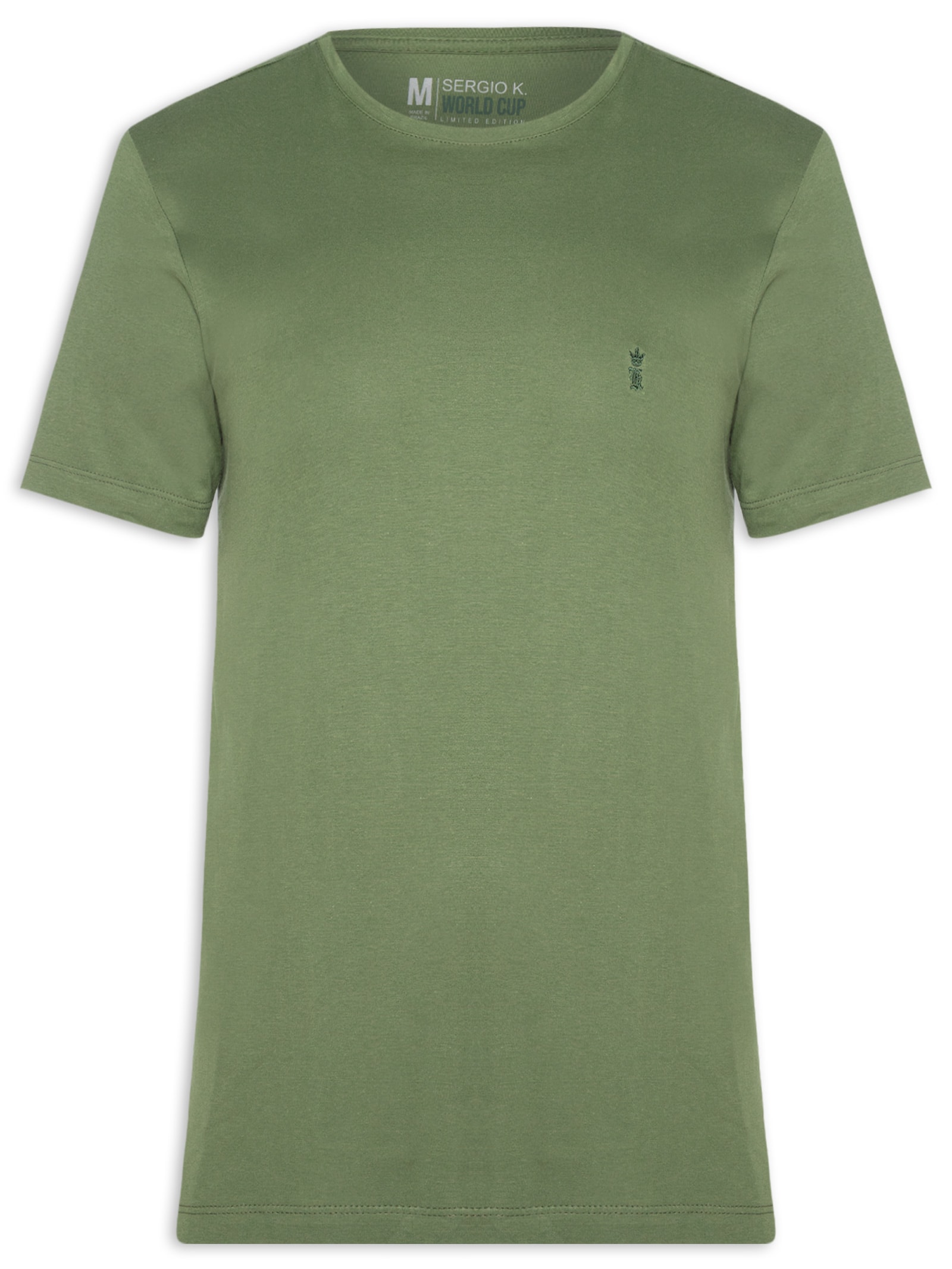 Camiseta Masculina Estampada Collecting Victories – Verde Sergio K