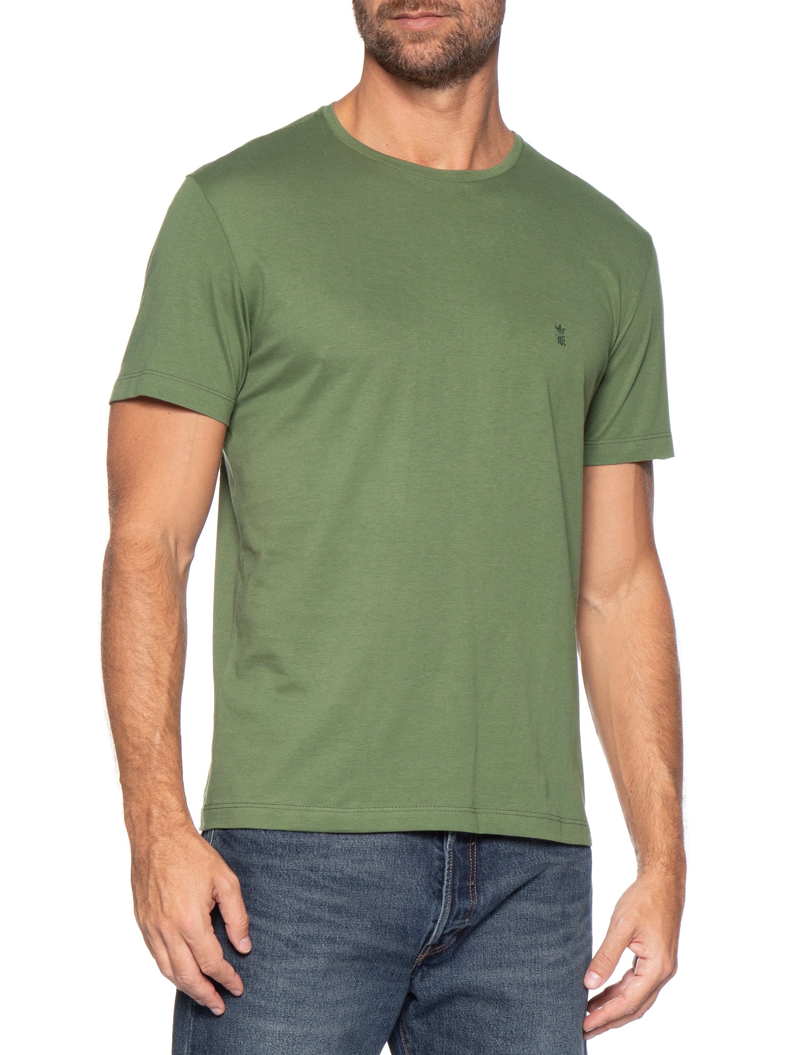 Camiseta Masculina Estampada Collecting Victories – Verde Sergio K