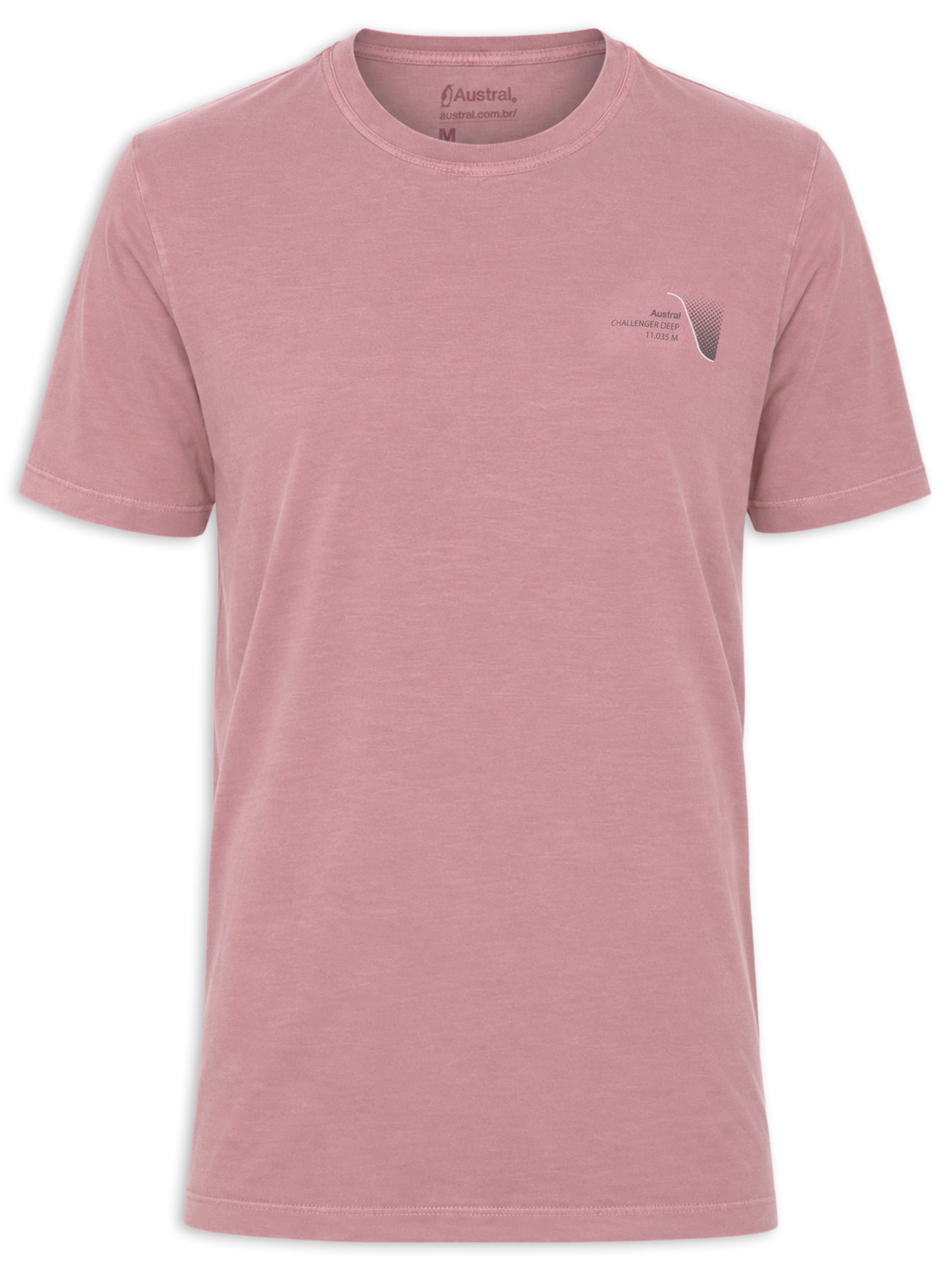 Camiseta Masculina Estampada Deep Roxo Austral