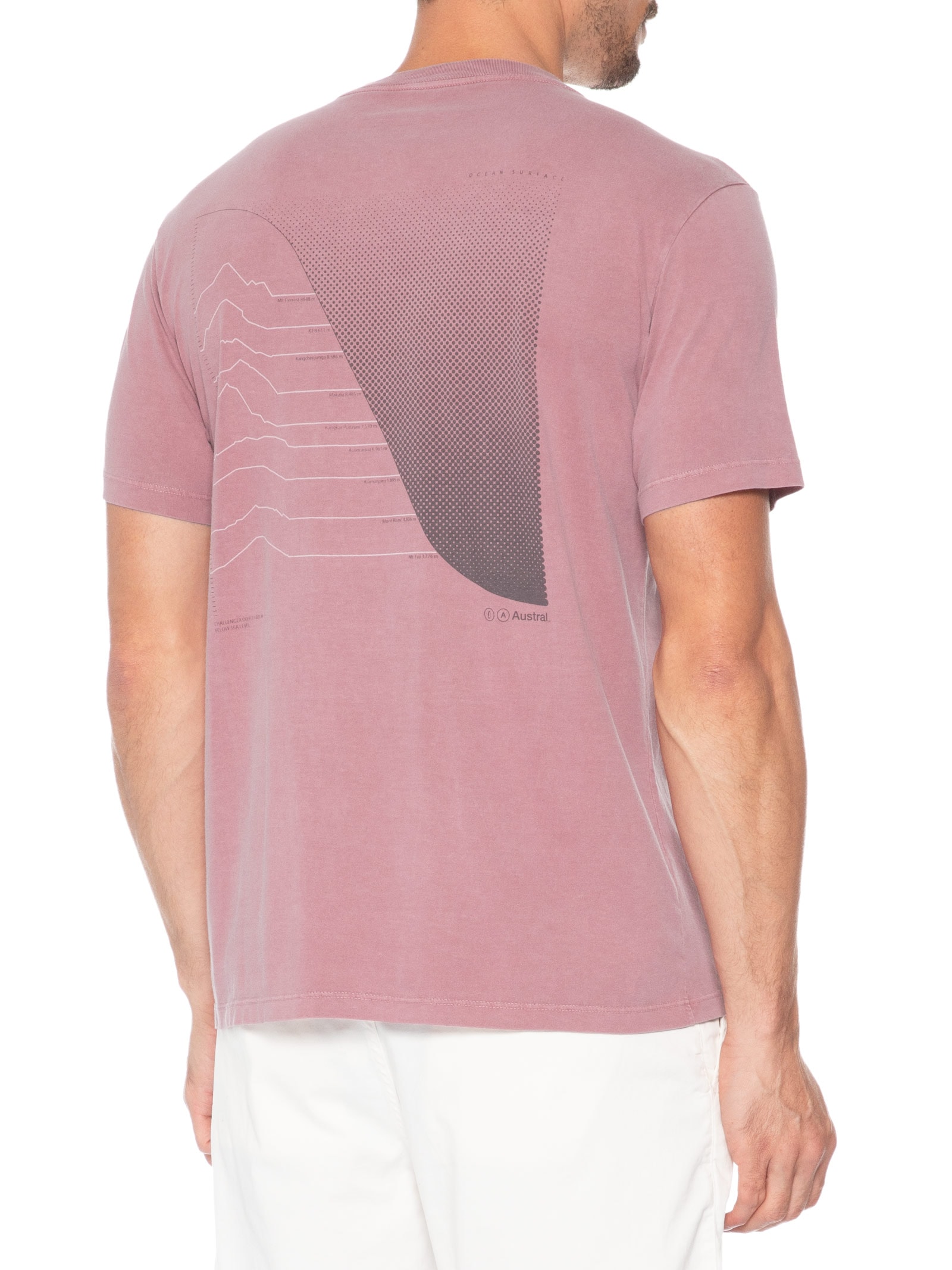 Camiseta Masculina Estampada Deep Roxo Austral