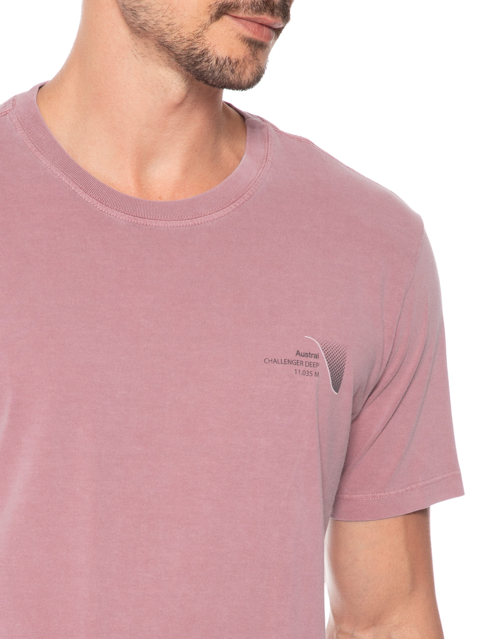 Camiseta Masculina Estampada Deep Roxo Austral