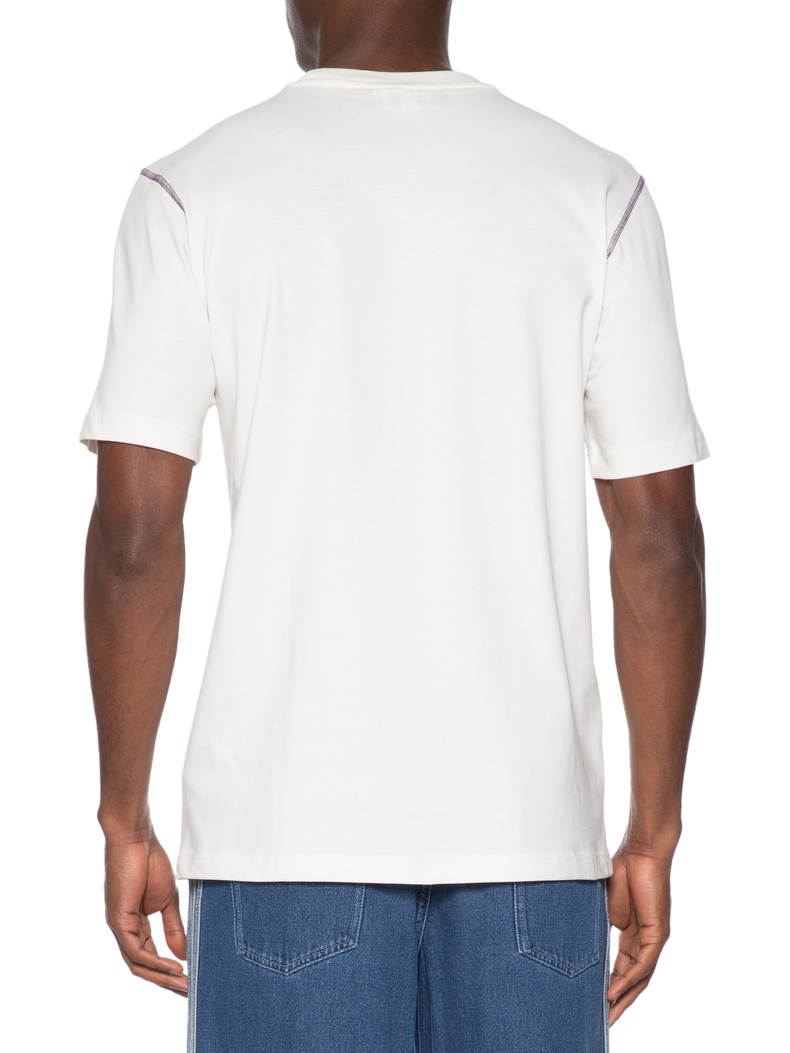 Camiseta Masculina Estampada Distressed Branco Adidas Originals