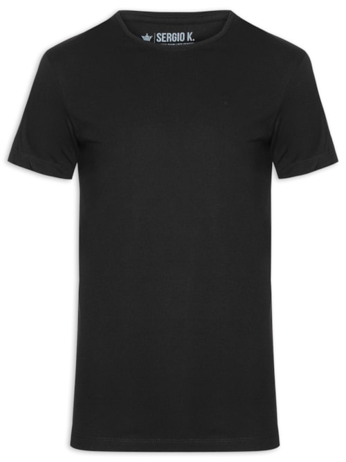 Camiseta Masculina Estampada Do Not Invite – Preto