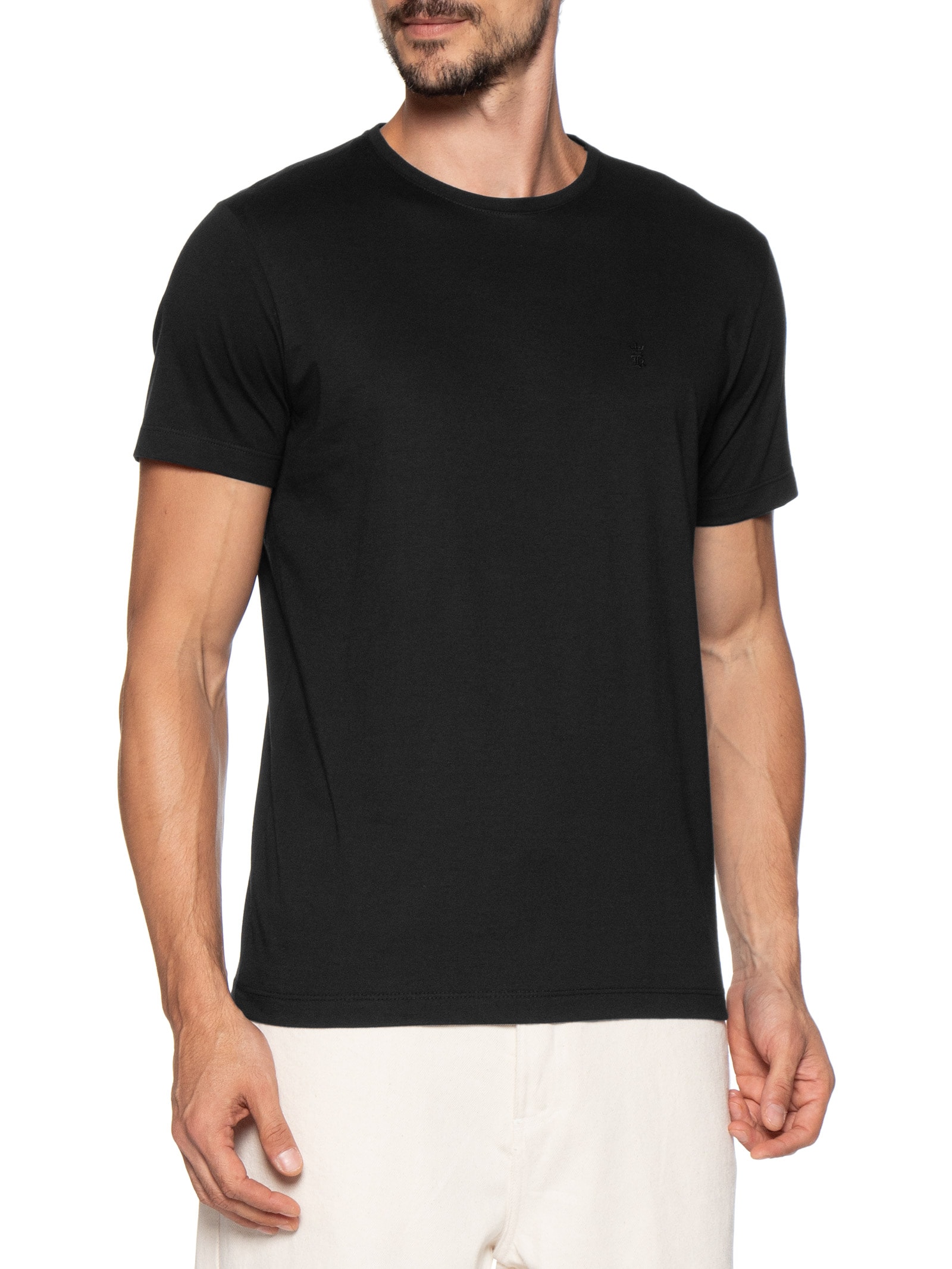 Camiseta Masculina Estampada Drink Fitzgerald Preto Sergio K
