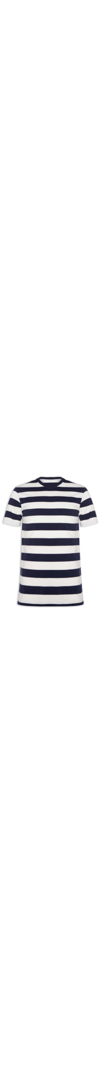 Camiseta Masculina Estampada Em Algodão - Azul