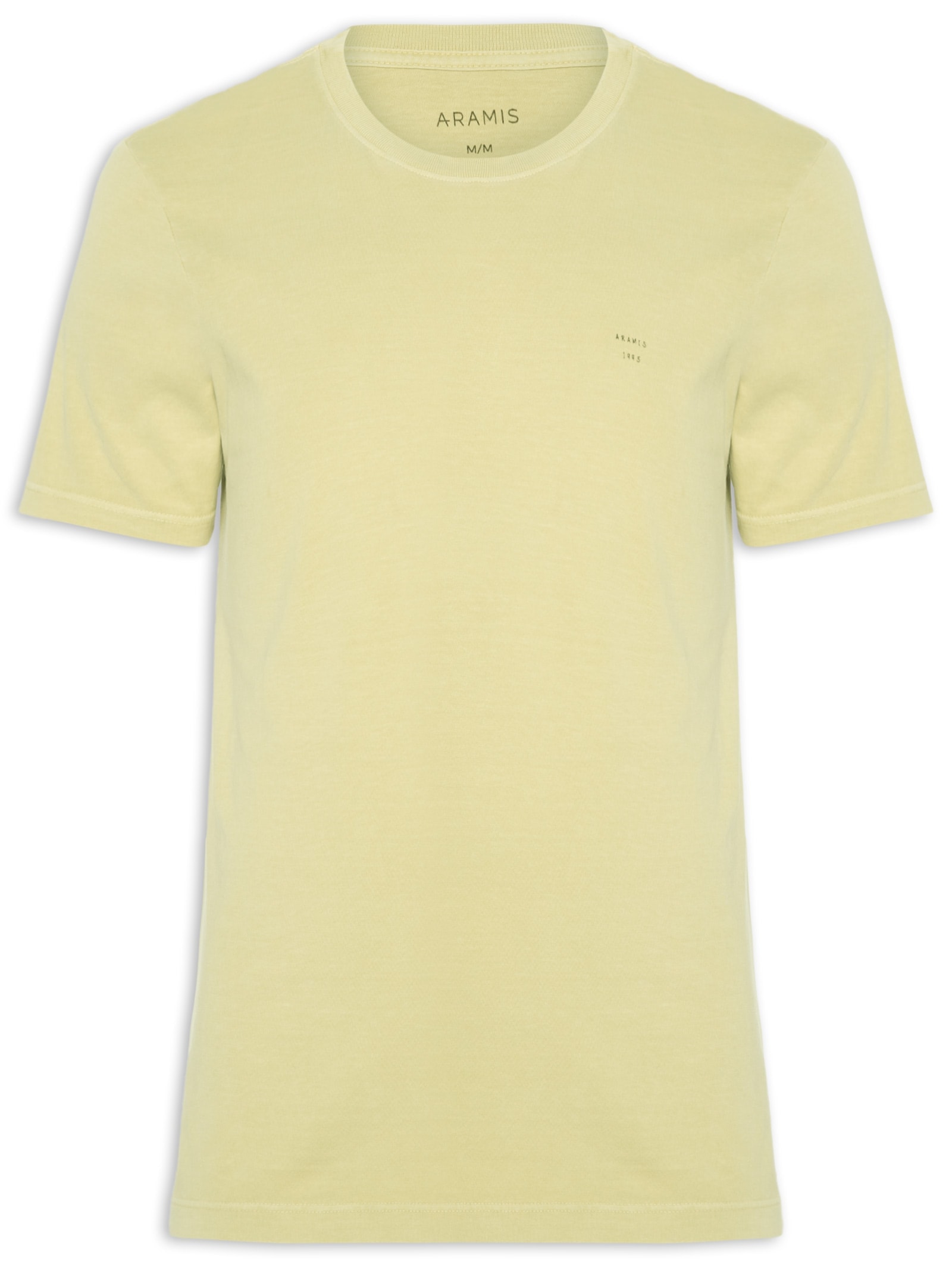 Camiseta Masculina Estampada Em Algodão Verde Aramis