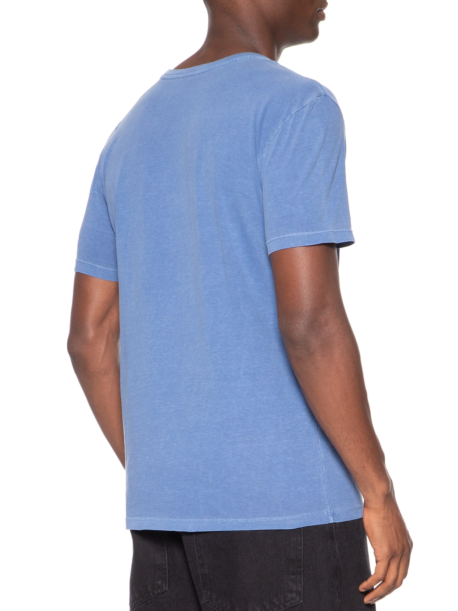 Camiseta Masculina Estampada Espresso Martini Azul Sergio K