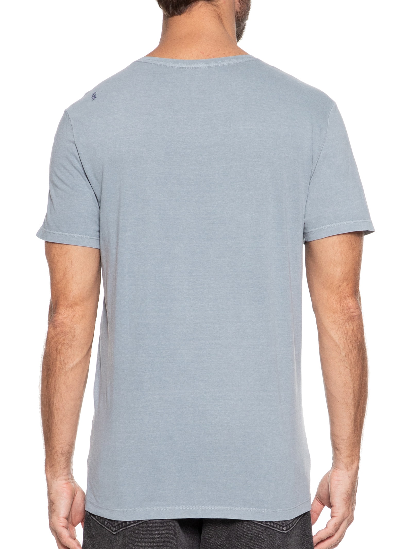 Camiseta Masculina Estampada Favorite Drink Cinza  Sergio K