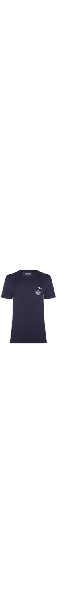 Camiseta Masculina Estampada Find The Sunset - Azul