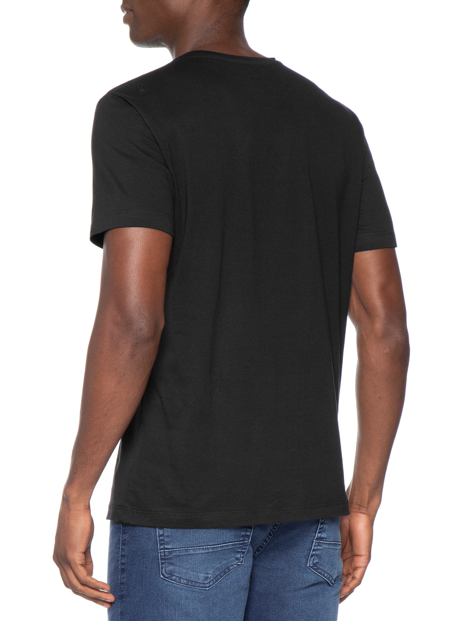 Camiseta Masculina Estampada Fitzgerald Preto Sergio K