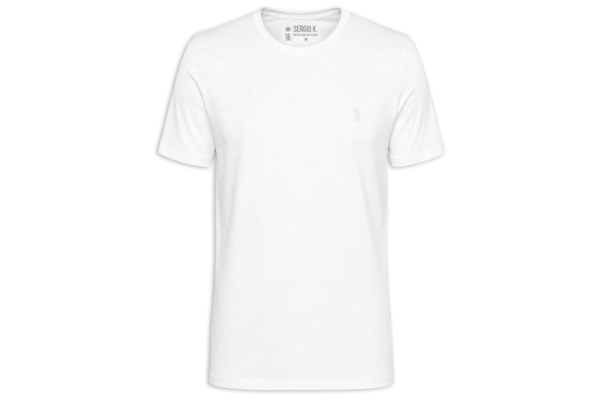 Camiseta Masculina Estampada Freedom - Branco