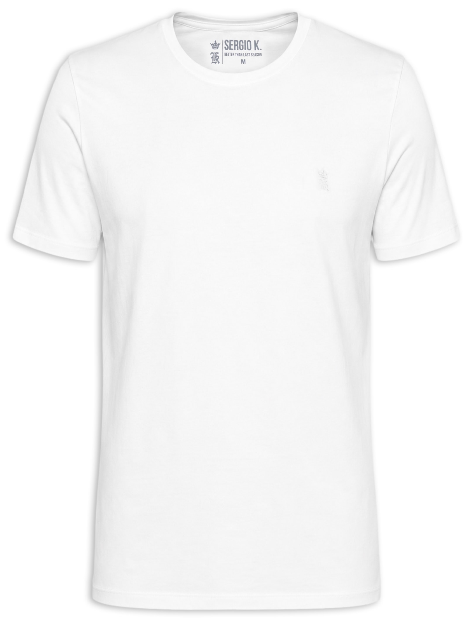 Camiseta Masculina Estampada Freedom – Branco Sergio K
