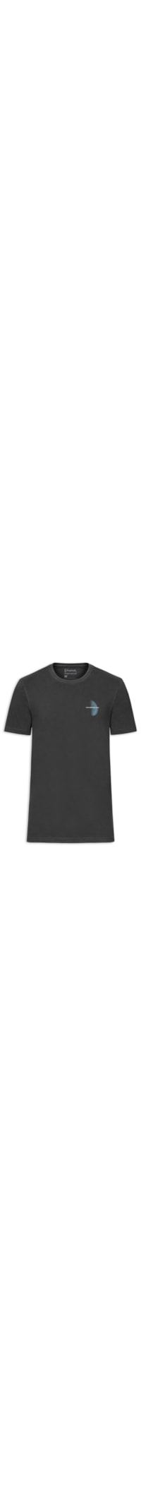 Camiseta Masculina Estampada Gas – Preto