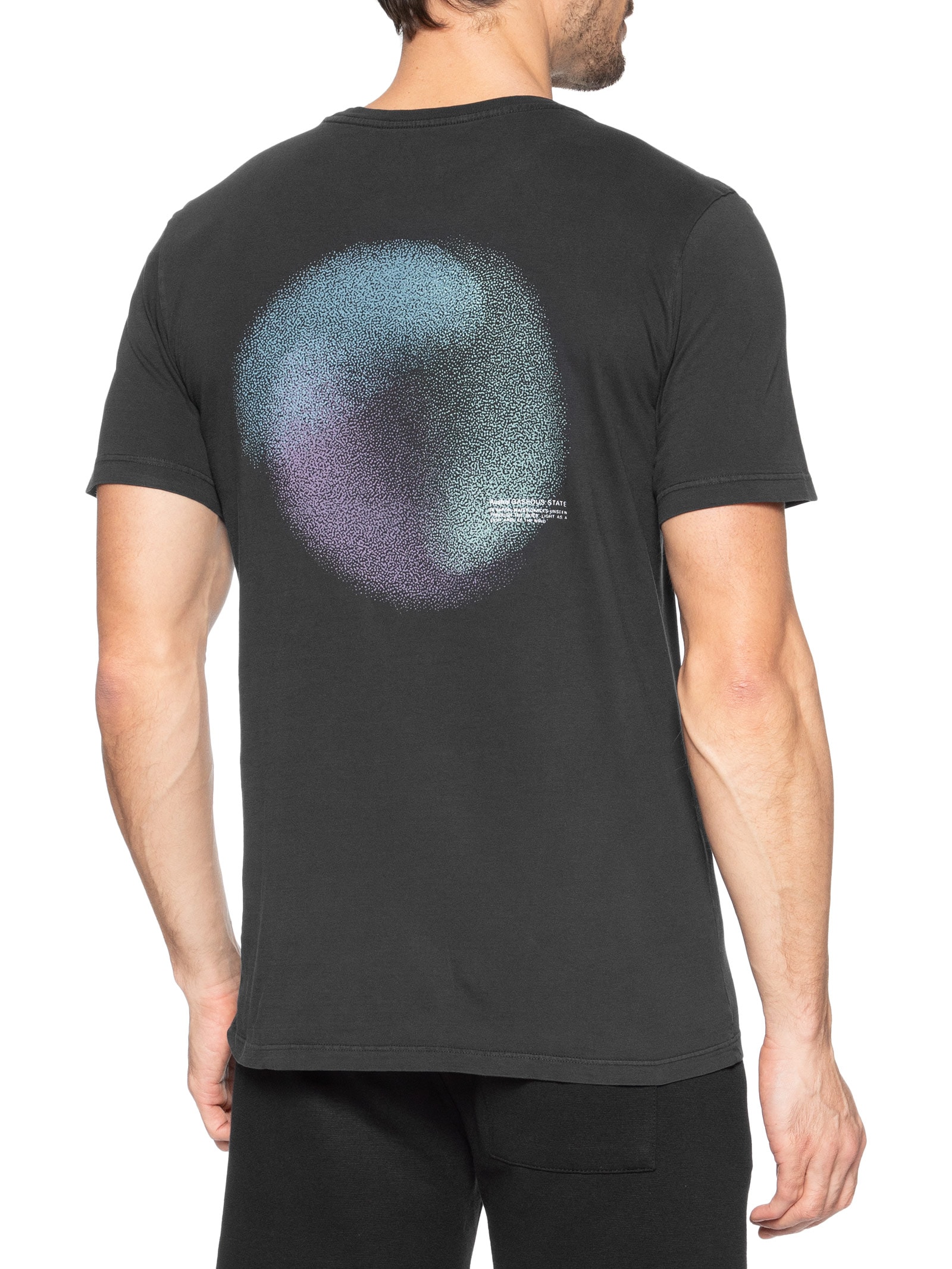 Camiseta Masculina Estampada Gas – Preto Austral