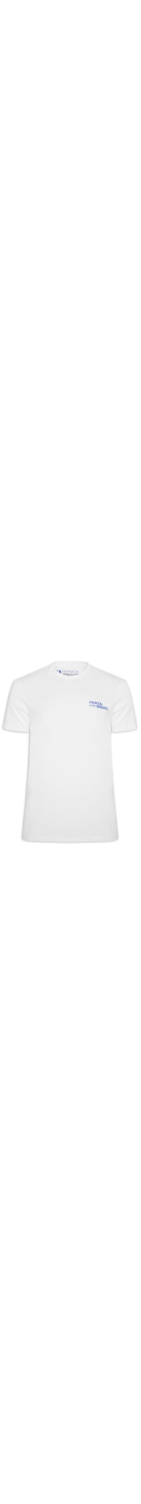 Camiseta Masculina Estampada Just Have In Brasil – Branco
