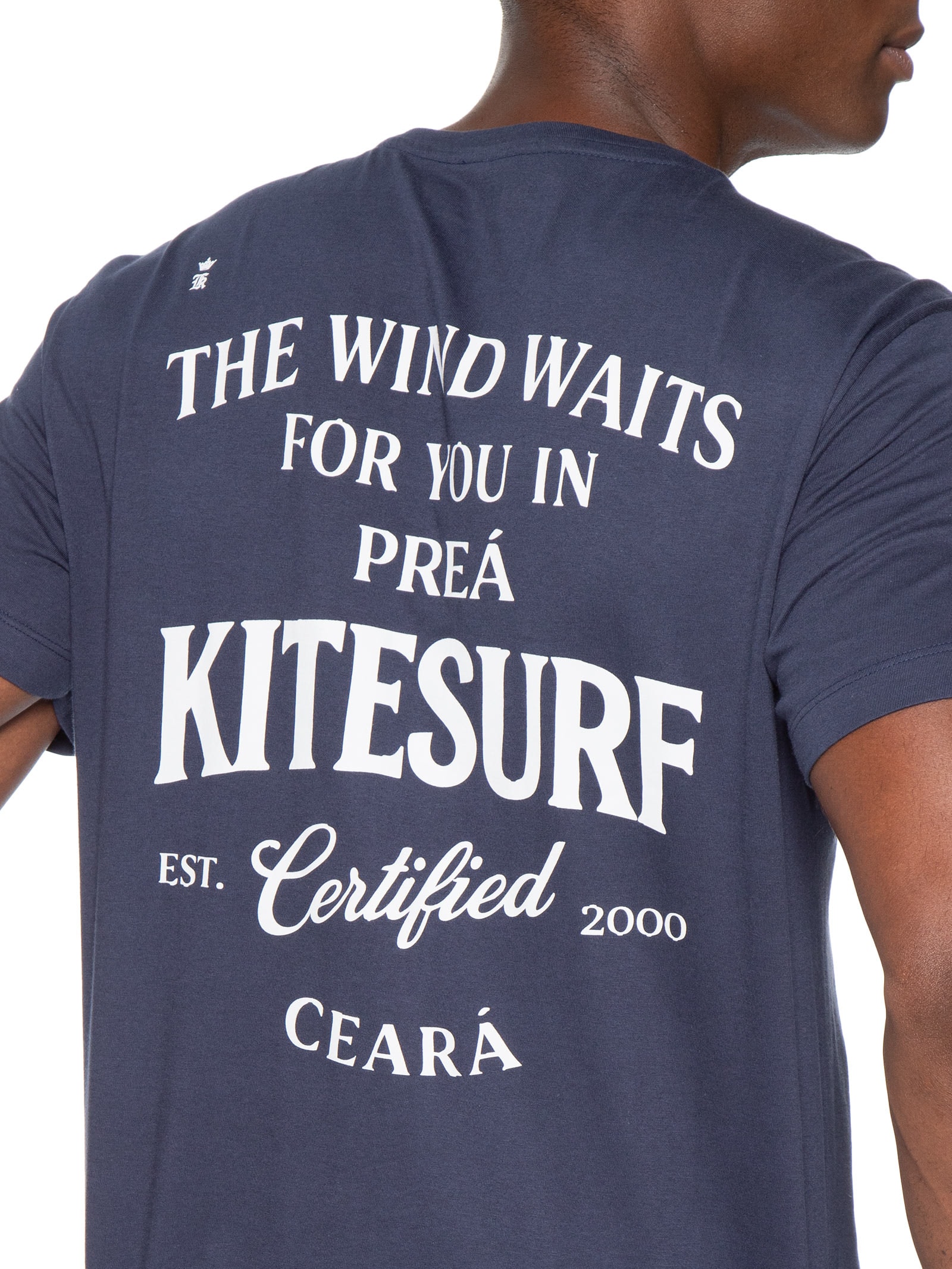 Camiseta Masculina Estampada Kitesurf – Azul Sergio K