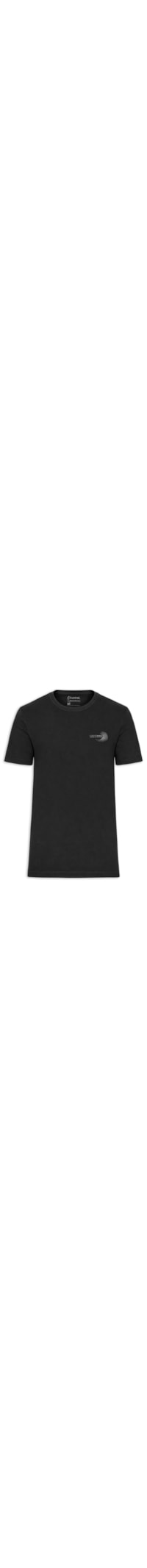 Camiseta Masculina Estampada Liquid - Preto