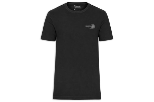 Camiseta Masculina Estampada Liquid - Preto