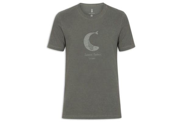 Camiseta Masculina Estampada L'Ocean - Cinza