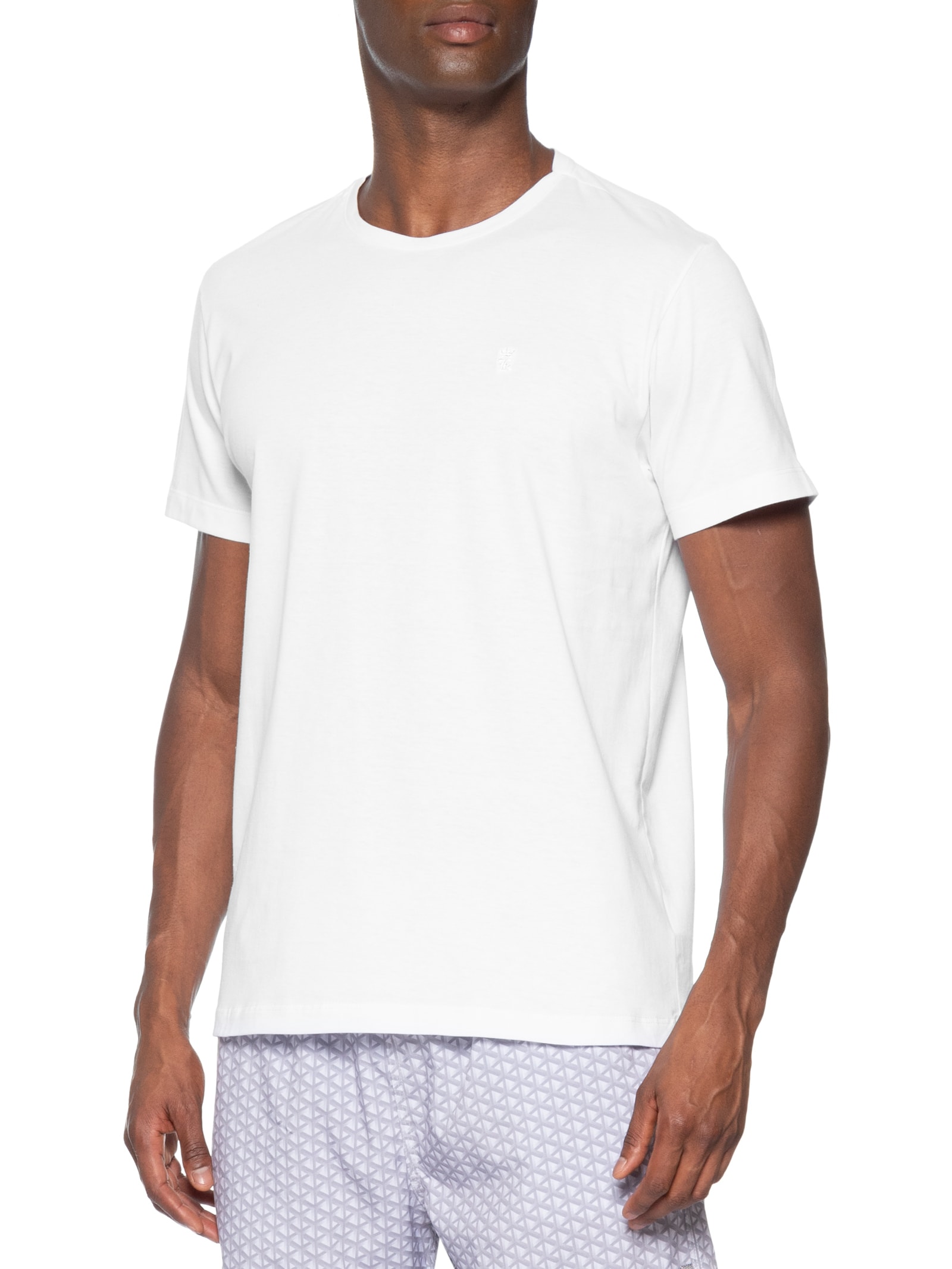 Camiseta Masculina Estampada Logo Feeling Good – Branco Sergio K