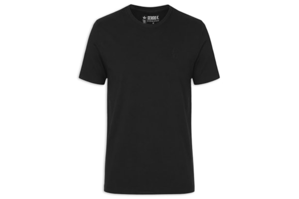 Camiseta Masculina Estampada Logo Seagulls – Preto – Sergio K