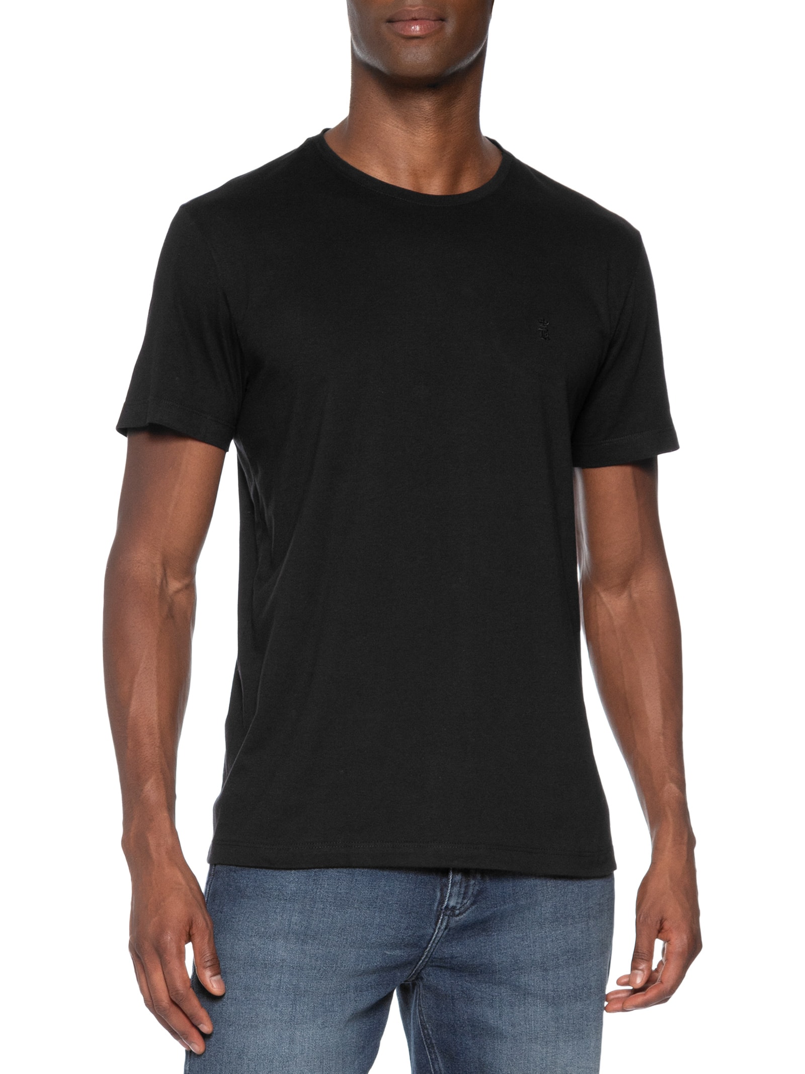 Camiseta Masculina Estampada Logo Seagulls – Preto – Sergio K Sergio K