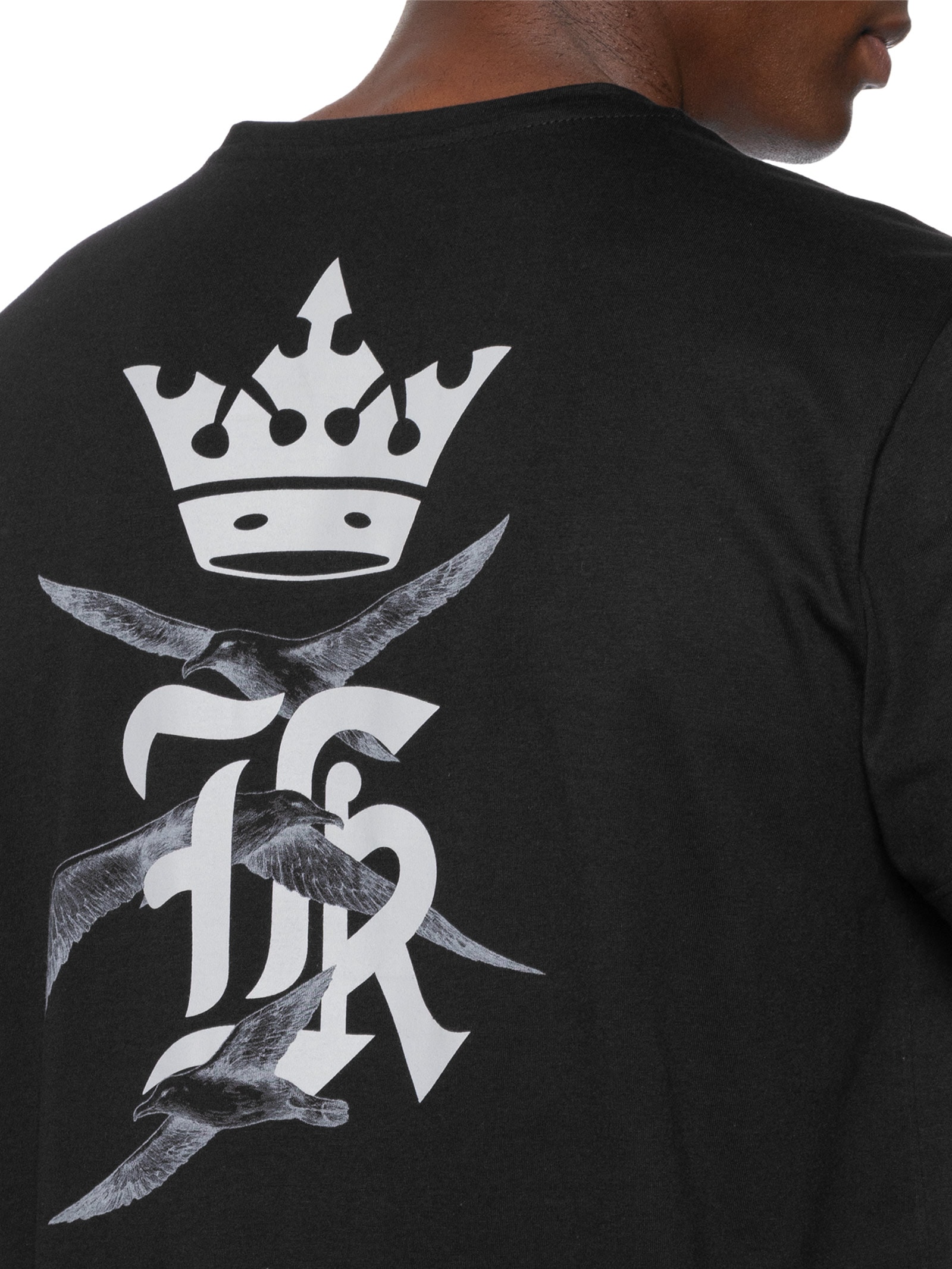 Camiseta Masculina Estampada Logo Seagulls – Preto – Sergio K Sergio K