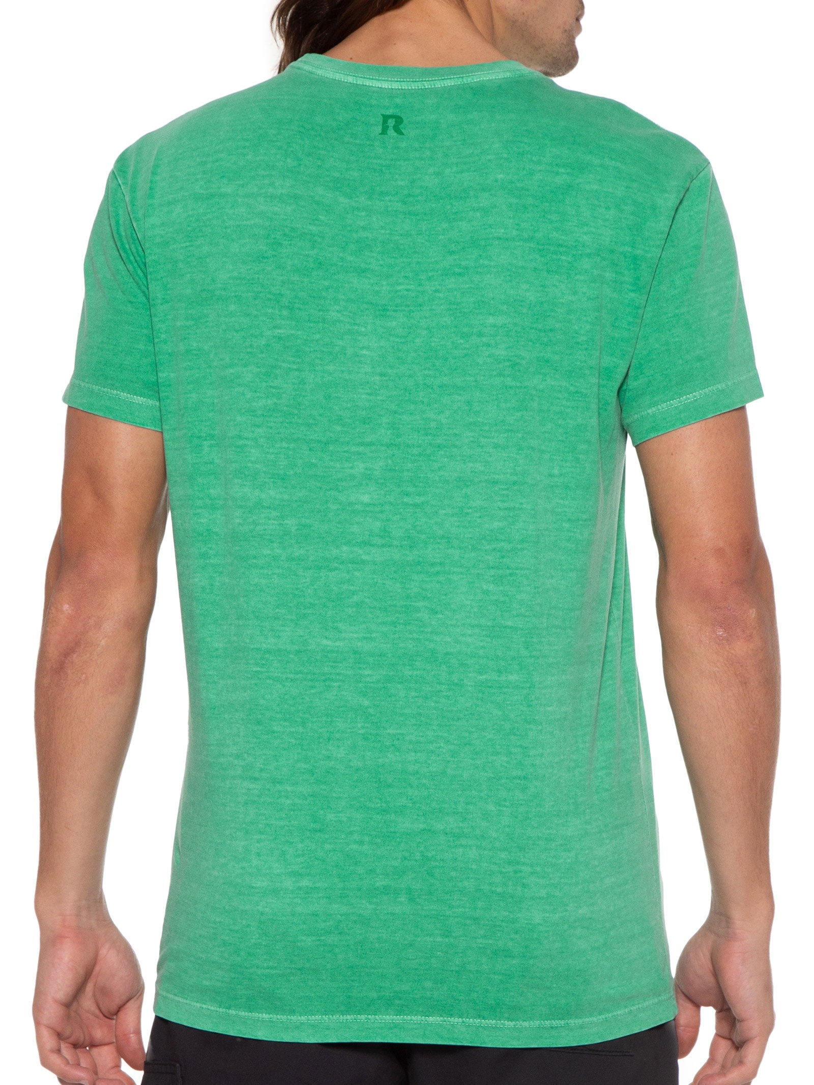 Camiseta Masculina Estampada Lugar De Escuta Verde Reserva