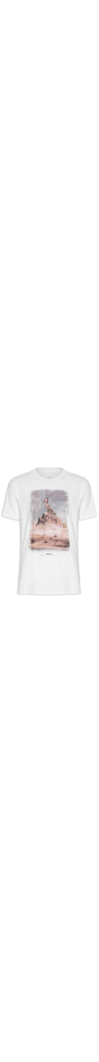 Camiseta Masculina Estampada Made In Brazil - Branco