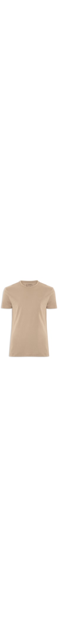 Camiseta Masculina Estampada Marathon - Bege