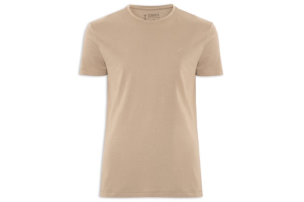 Camiseta Masculina Estampada Marathon – Bege